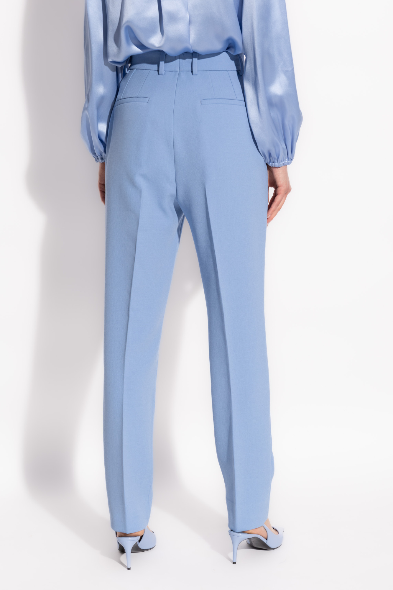 DOLCE&GABBANA★素敵！Wool-blend tapered pants GYACETFURK8_N0542_0.jpg